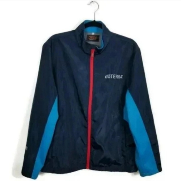 Doterra Cancun Mexico 2017 Full Zip Windbreaker Jacket Large - Picture 1 of 8